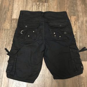Men’s Black Cargo Shorts